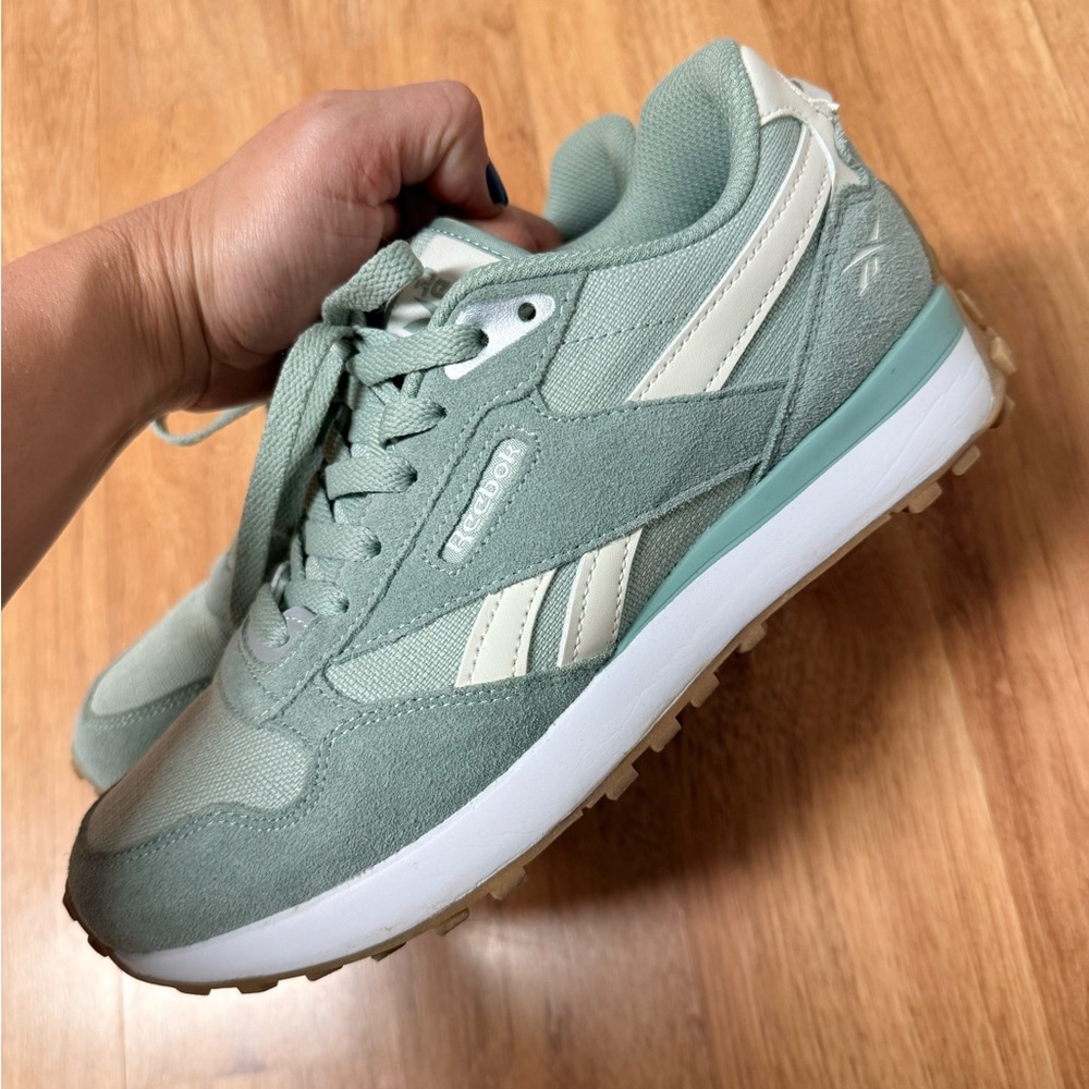 Reebok Women's Mint and Cream Sneakers